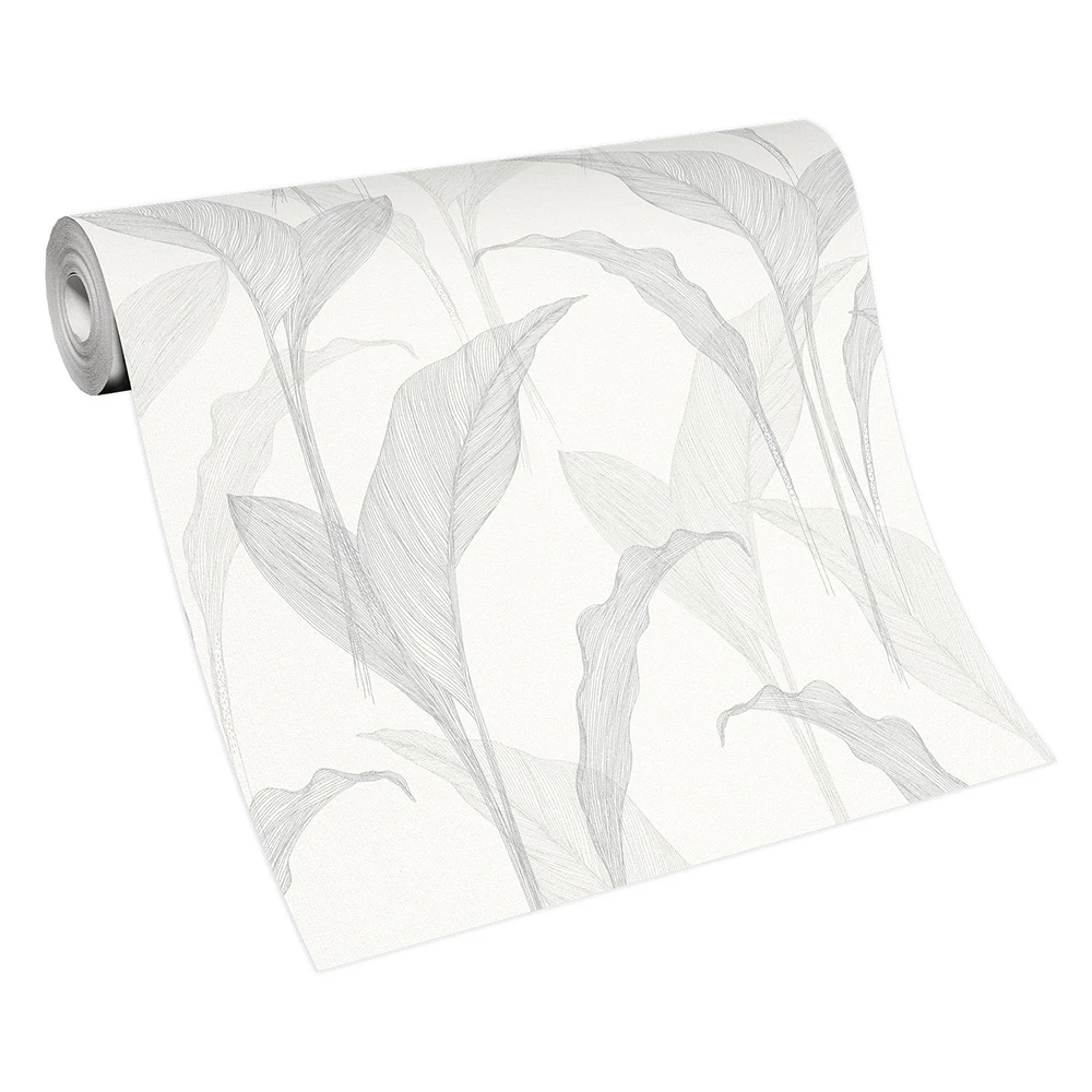 Tapete Vlies ELLE Blätter Floral Grau Glitzer 10207-31 7 Tapete Vlies ELLE Blätter Floral Grau Glitzer 10207-31 – Bild 5