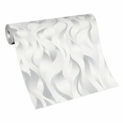 Tapete Vlies ELLE Wellen Grafik Hellgrau 10204-31 -Orex Verkäufe Tapete Vlies ELLE Wellen Grafik hellgrau 10204 31 63210334 4