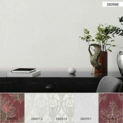 Tapete Vlies Einfarbig Streifen Creme-weiß 38098-8 -Orex Verkäufe Tapete Vlies Einfarbig Streifen creme weiss 38098 8 63209855 1