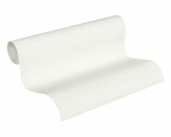 Tapete Vlies Einfarbig Streifen Weiß 2885-78