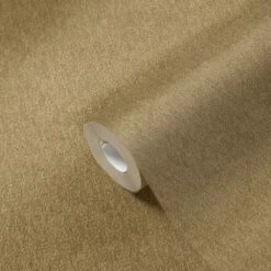 Tapete Vlies Einfarbig Struktur Glitzer Gold 38097-7