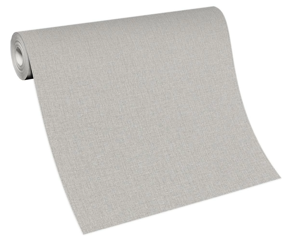 Tapete Vlies Einfarbig Textil Grau 10215-10 5 Tapete Vlies Einfarbig Textil Grau 10215-10 – Bild 3