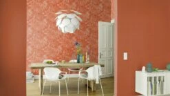 Tapete Vlies Einfarbig Textil Orange-rot Rasch 449051 -Orex Verkäufe Tapete Vlies Einfarbig Textil orange rot Rasch 449051 63208693 3