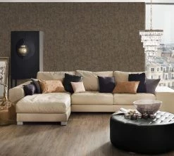 Tapete Vlies Einfarbig Braun Schwarz Metallic 32261-1 -Orex Verkäufe Tapete Vlies Einfarbig braun schwarz metallic 32261 1 170190 3