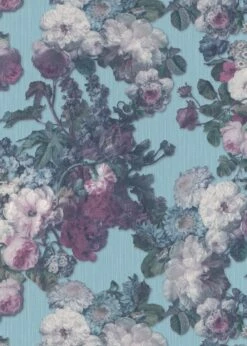 Tapete Vlies Elle Floral Rosen Blau Glitzer 10153-18 -Orex Verkäufe Tapete Vlies Elle Floral Rosen blau Glitzer 10153 18 63207006
