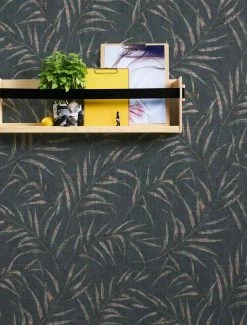 Tapete Vlies Farn Blätter Anthrazit Grün 37335-5 -Orex Verkäufe Tapete Vlies Farn Blaetter anthrazit gruen 37335 5 63202210 3