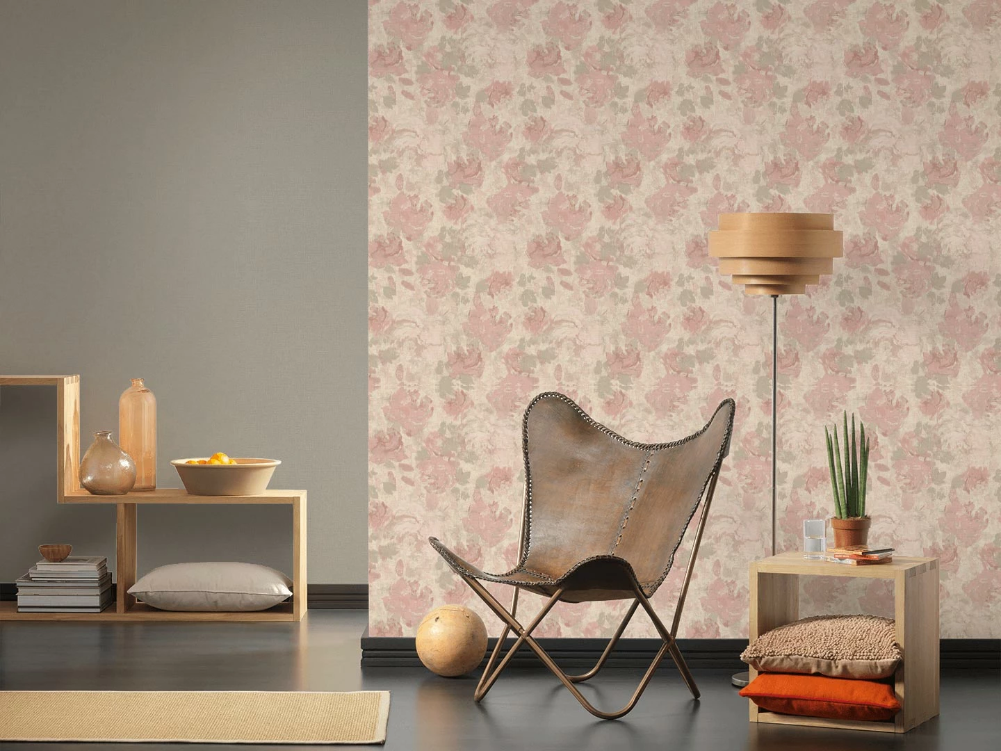 Tapete Vlies Floral Blüten Rosa Beige Character 36772-4 6 Tapete Vlies Floral Blüten Rosa Beige Character 36772-4 – Bild 4