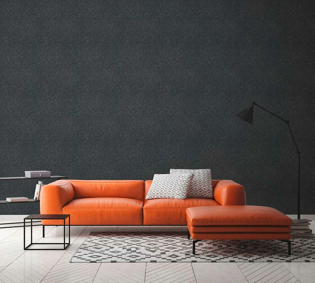 Tapete Vlies Grafisch 3D Dunkelgrau Glanz 38203-5 7 Tapete Vlies Grafisch 3D Dunkelgrau Glanz 38203-5 – Bild 5
