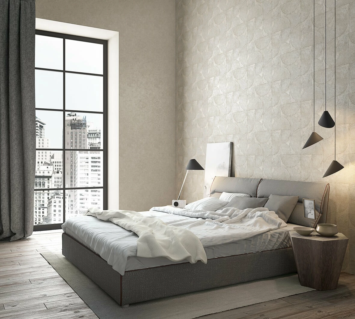 Tapete Vlies Grafisch Metallic Grau-beige 32825 6 Tapete Vlies Grafisch Metallic Grau-beige 32825 – Bild 4