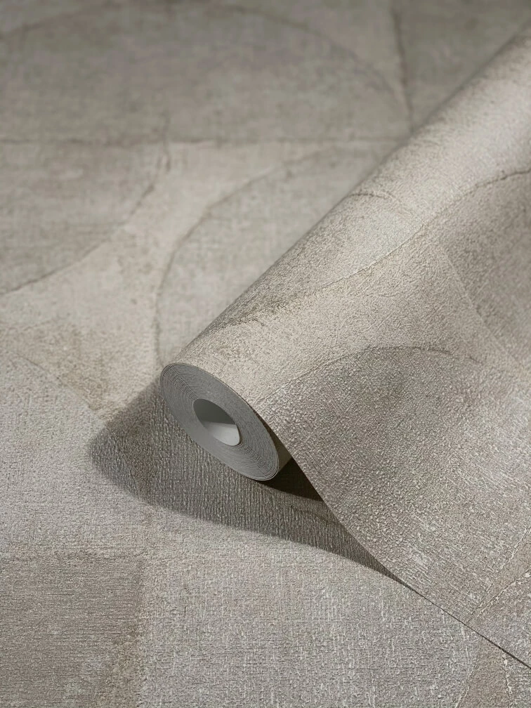 Tapete Vlies Grafisch Metallic Grau-beige 32825 5 Tapete Vlies Grafisch Metallic Grau-beige 32825 – Bild 3