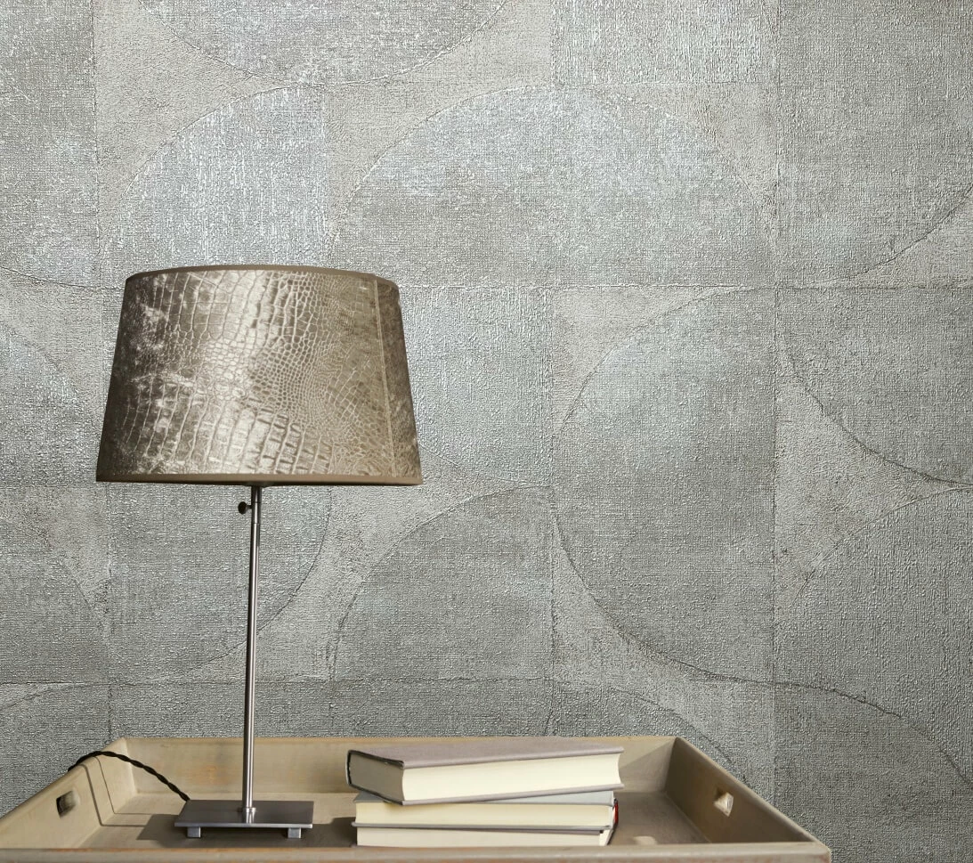 Tapete Vlies Grafisch Metallic Grau-beige 32825 7 Tapete Vlies Grafisch Metallic Grau-beige 32825 – Bild 5