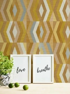 Tapete Vlies Grafisch Rauten Gelb Braun Beige 37533-3 -Orex Verkäufe Tapete Vlies Grafisch Rauten gelb braun beige 37533 3 63204377 1