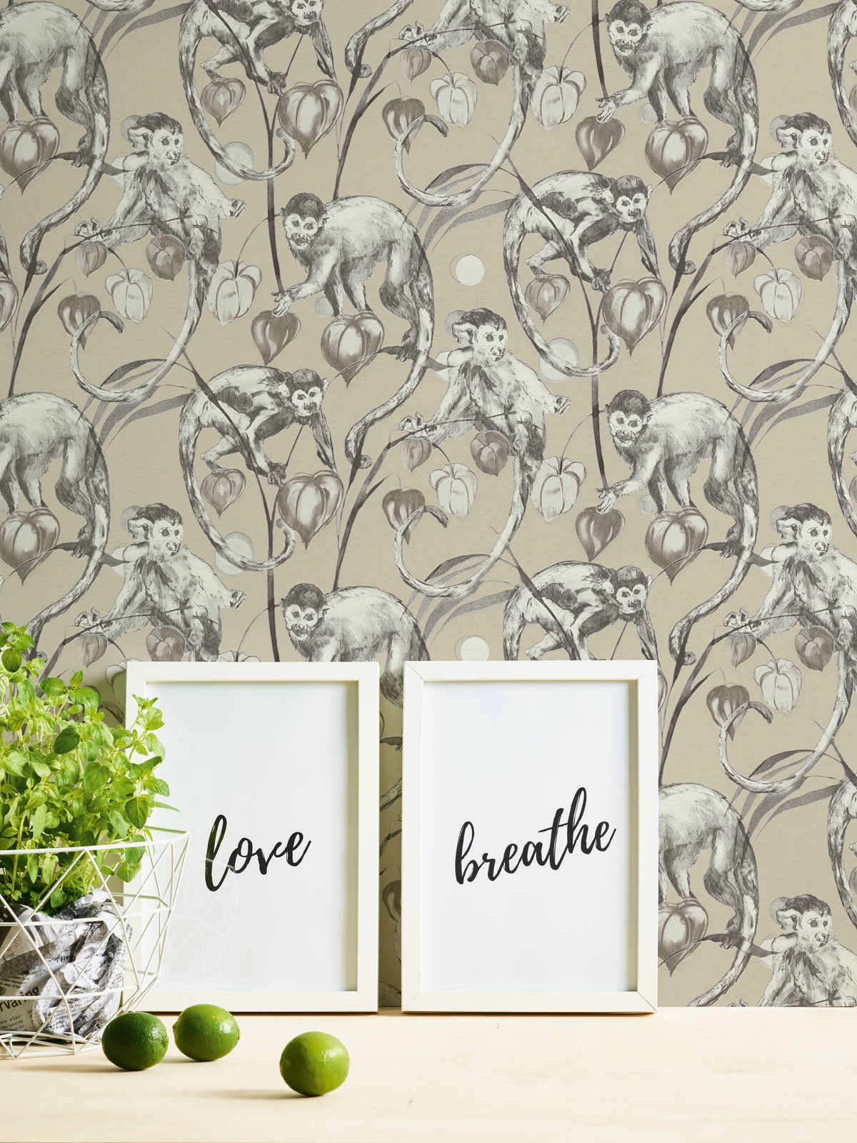 Tapete Vlies Michalsky Dschungel Affen Beige 37982-3 6 Tapete Vlies Michalsky Dschungel Affen Beige 37982-3 – Bild 4