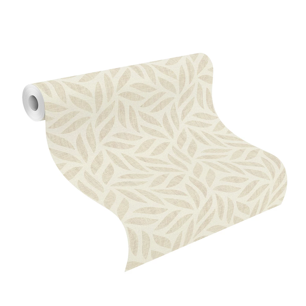 Tapete Vlies Muster Blätter Creme Beige Rasch 704624 3 Tapete Vlies Muster Blätter Creme Beige Rasch 704624