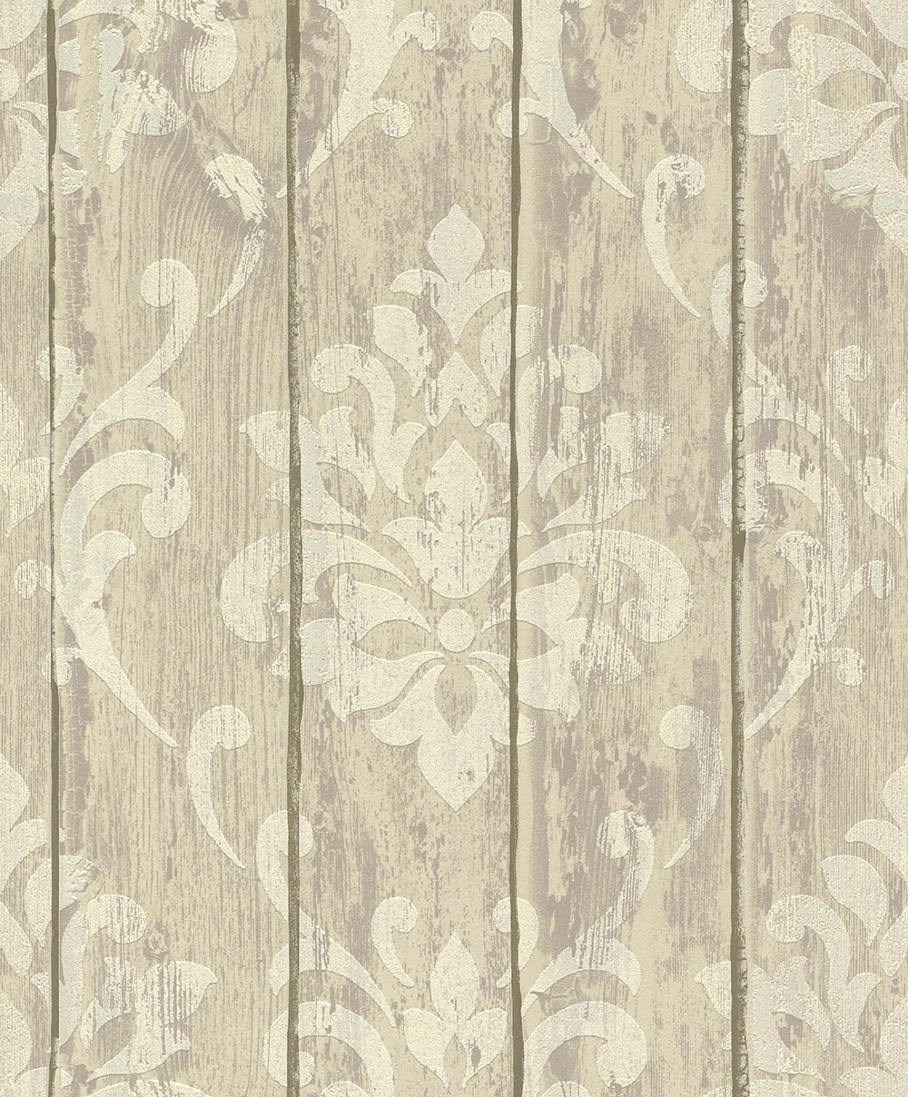 Tapete Vlies Ornament Holz Glitzer Beige Rasch 625943 3 Tapete Vlies Ornament Holz Glitzer Beige Rasch 625943