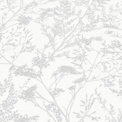 Tapete Vlies Pflanzen Floral Weiß Silber 10251-01 -Orex Verkäufe Tapete Vlies Pflanzen Floral weiss silber 10251 01 63209987 2