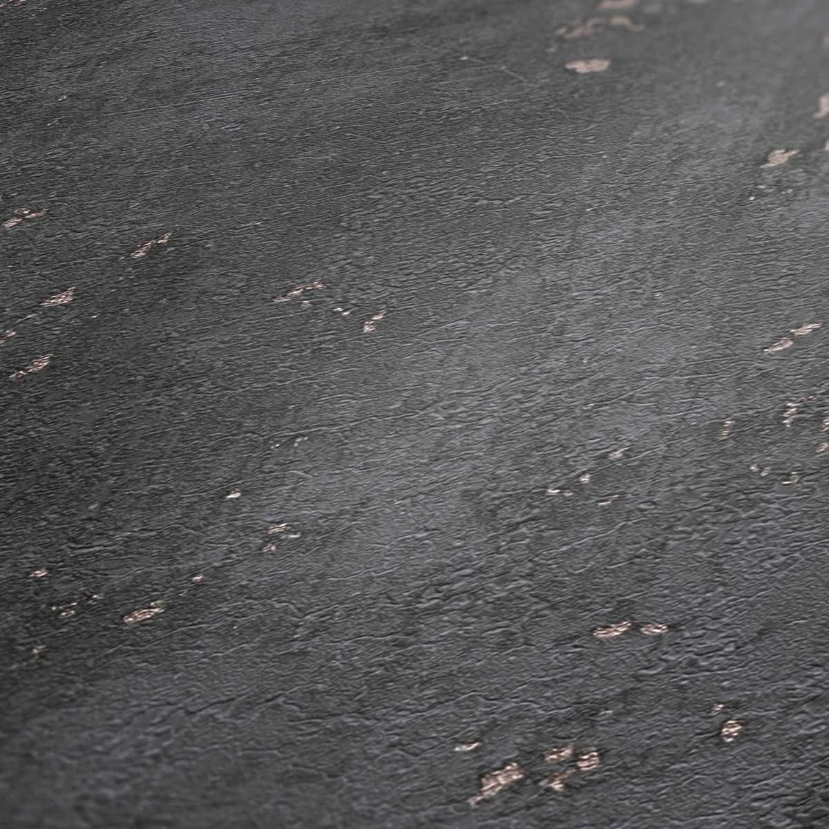 Tapete Vlies Putz-Optik Struktur Anthrazit Gold 38195-1 5 Tapete Vlies Putz-Optik Struktur Anthrazit Gold 38195-1 – Bild 3