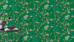 Tapete Vlies Rasch Blätter Vögel Grün Rosa 539455 -Orex Verkäufe Tapete Vlies Rasch Blaetter Voegel gruen rosa 539455 63208796 3