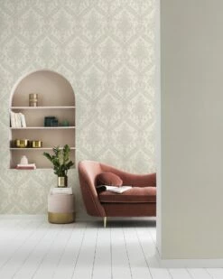 Tapete Vlies Rasch Einfarbig Creme-weiß Metallic 420616 -Orex Verkäufe Tapete Vlies Rasch Einfarbig creme weiss Metallic 420616 63206126 3