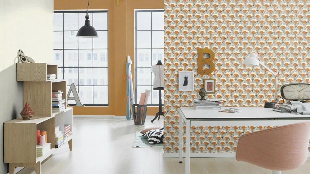 Tapete Vlies Rasch Fächer Japan Braun Schwarz 539356 6 Tapete Vlies Rasch Fächer Japan Braun Schwarz 539356 – Bild 4