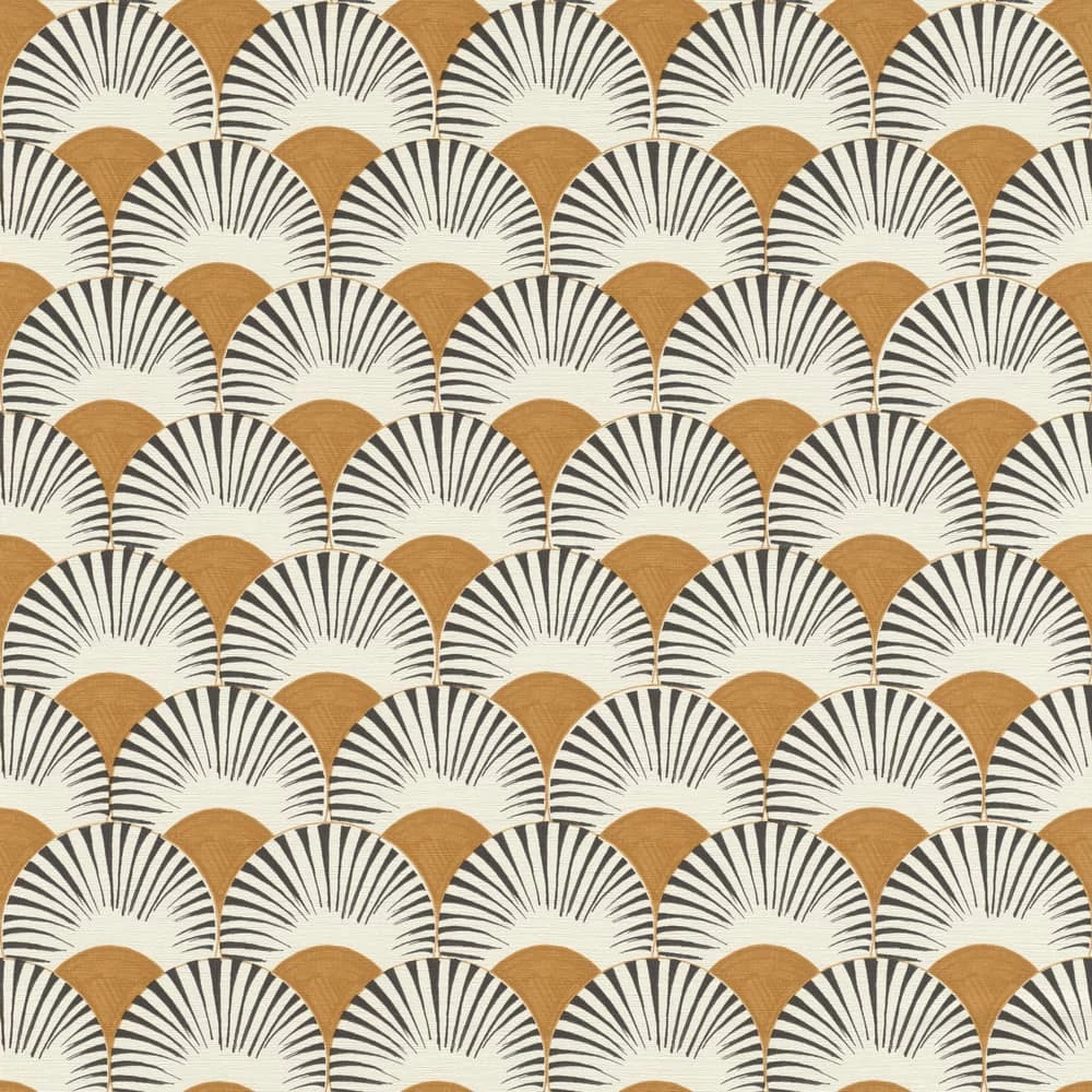 Tapete Vlies Rasch Fächer Japan Braun Schwarz 539356 4 Tapete Vlies Rasch Fächer Japan Braun Schwarz 539356 – Bild 2