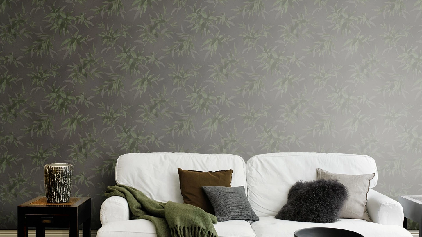 Tapete Vlies Rasch Floral Bambus Schwarz Grün 409772 5 Tapete Vlies Rasch Floral Bambus Schwarz Grün 409772 – Bild 3