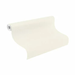 Tapete Vlies Rasch Uni Leinen Weiß 531404