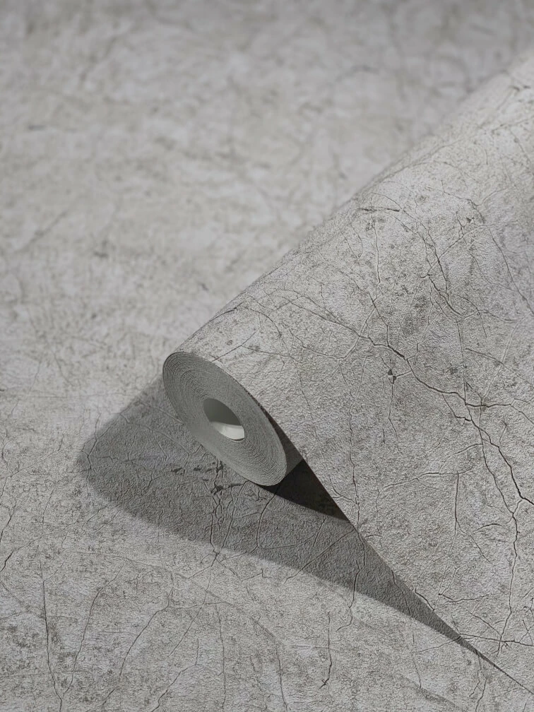Tapete Vlies Risse Putz-Optik Grau Schwarz 32805 6 Tapete Vlies Risse Putz-Optik Grau Schwarz 32805 – Bild 4