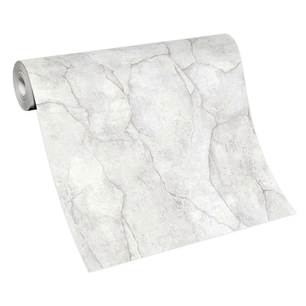 Tapete Vlies Stein-Wand Hellgrau Erismann 10237-31 4 Tapete Vlies Stein-Wand Hellgrau Erismann 10237-31 – Bild 2