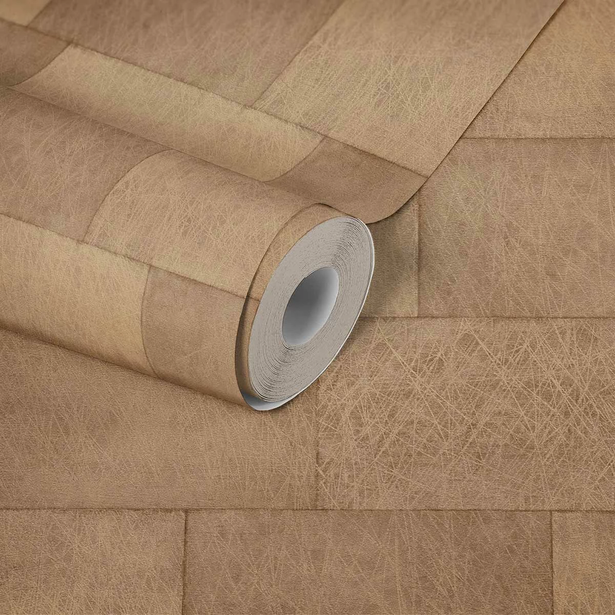 Tapete Vlies Stein-Wand Kupfer-braun 38201-4 3 Tapete Vlies Stein-Wand Kupfer-braun 38201-4