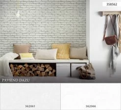 Tapete Vlies Stein-Wand Weiß Grau Attractive 35856-2 -Orex Verkäufe Tapete Vlies Stein Wand weiss grau Attractive 35856 2 63207727 4