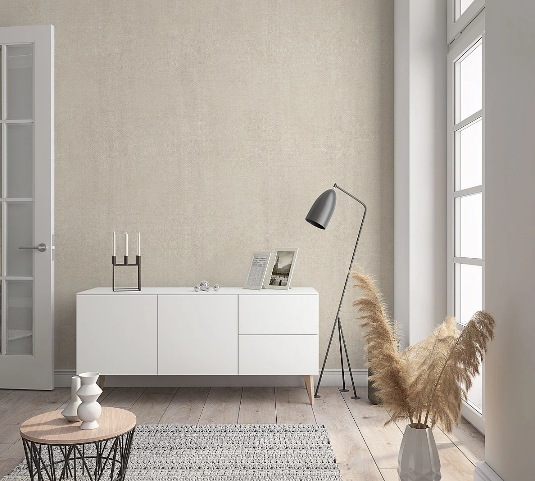 Tapete Vlies Textil-Optik Grau-beige Marburg 32440 4 Tapete Vlies Textil-Optik Grau-beige Marburg 32440 – Bild 2