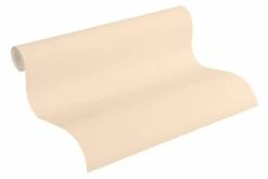 Tapete Vlies 36725-1 Uni-Design Strukturiert Apricot