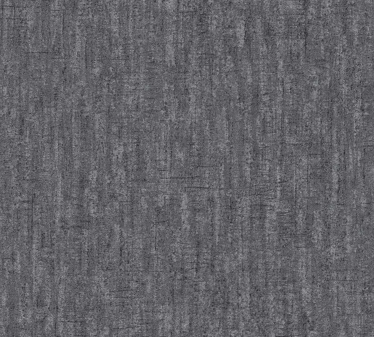 Tapete Vlies Uni Vintage Anthrazit Silber Glanz 38205-2 4 Tapete Vlies Uni Vintage Anthrazit Silber Glanz 38205-2 – Bild 2