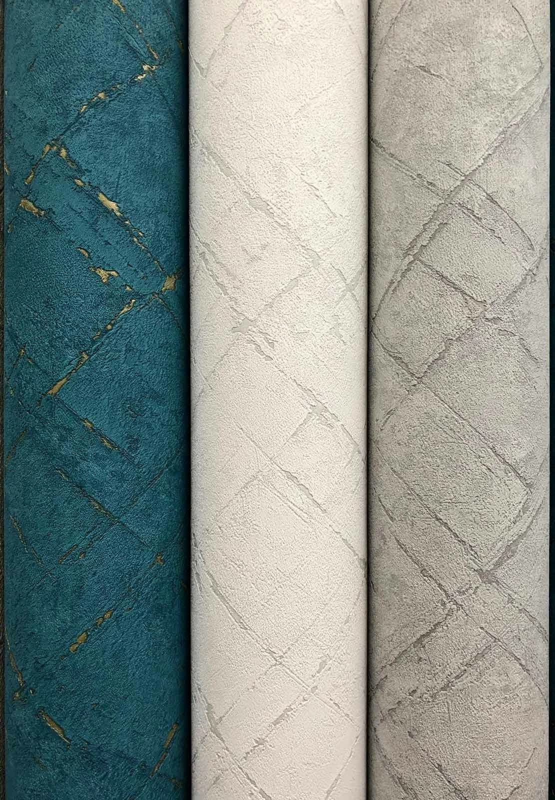 Tapete Vlies Abstrakt Karo Cremegrau 36881-3 5 Tapete Vlies Abstrakt Karo Cremegrau 36881-3 – Bild 3