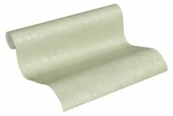 Tapete Vlies Einfarbig Meliert Grün Glanz 37228-2