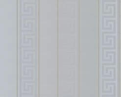 Versace Home Tapete Streifen Grau Gold Glanz 93524-5