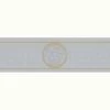 Versace Home Bordüre Medusa Silber-grau Gold Glanz 93522-5 -Orex Verkäufe VERSACE Home Tapeten Borte Borduere 93522 5 935225