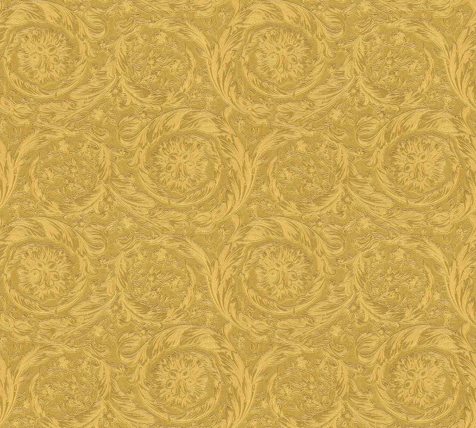 Versace Home Tapete Ornament Gelb-gold Metallic 366923 3 Versace Home Tapete Ornament Gelb-gold Metallic 366923