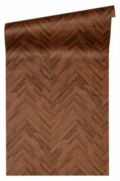 Versace Home Tapete Fischgrät Rot-braun Glanz 370513 -Orex Verkäufe Versace Home IV Vinyltapete Fischgraet rotbraun Glanz 370513 63200281 2