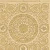 Versace Home Tapete Kacheln Beige Gold Metallic 370554