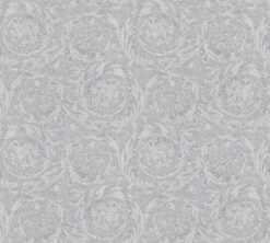 Versace Home Tapete Ornament Silbergrau Metallic 366924