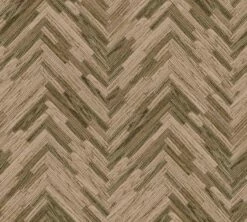 Versace Home Tapete Fischgrät Braun Beige Glanz 370512