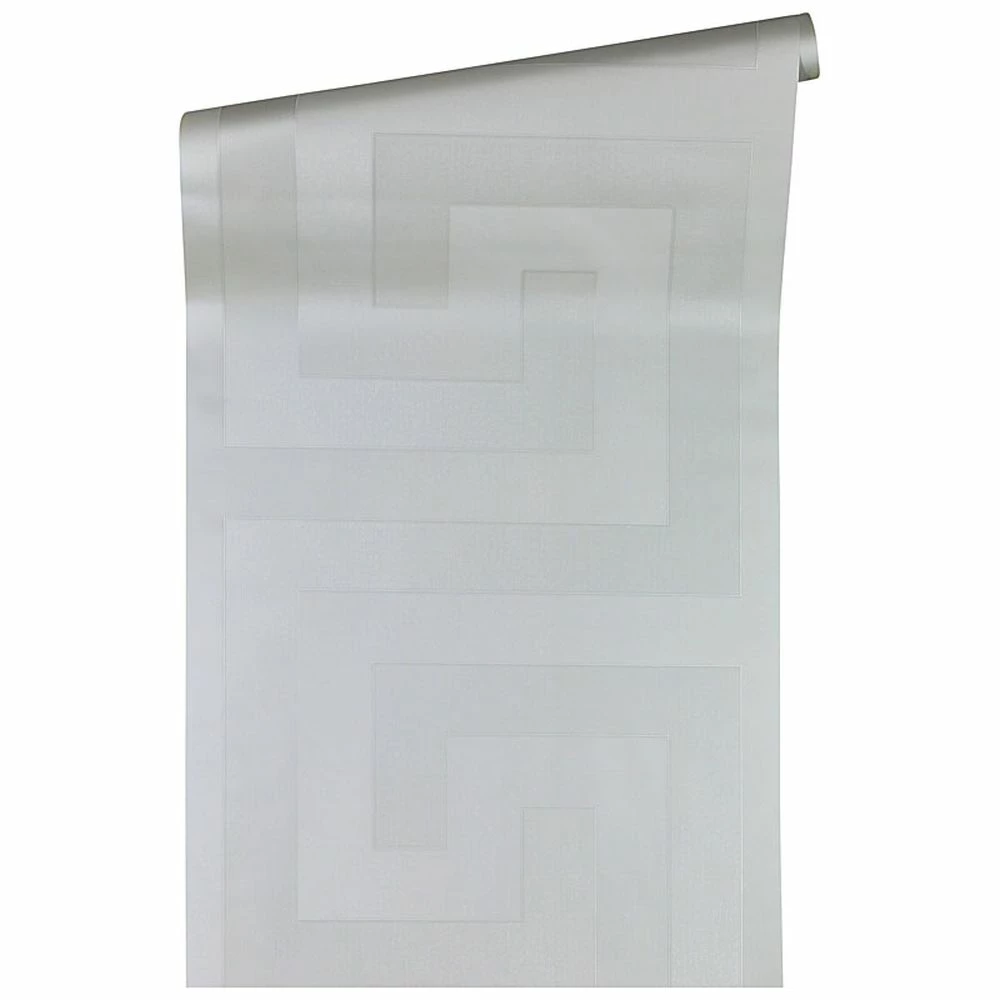 Versace Home Tapete Griechisch Silber-grau Glanz 93523-5 4 Versace Home Tapete Griechisch Silber-grau Glanz 93523-5 – Bild 2