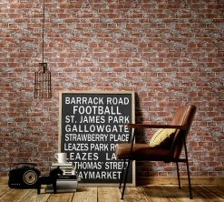 Vlies Tapete Stein-Optik Steinwand 3D Rotbraun 6318-06 -Orex Verkäufe Vlies Tapete Stein Optik Steinwand 3D rotbraun 6318 06 185099 1