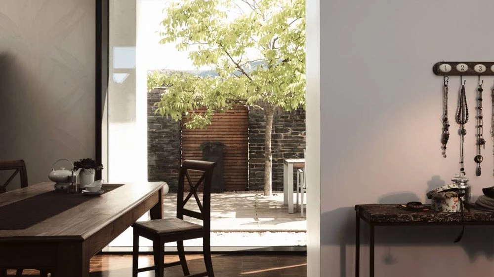 Vlies Tapete Uni Grauweiß Hygge Livingwalls 2982-70 3 Vlies Tapete Uni Grauweiß Hygge Livingwalls 2982-70 – Bild 2