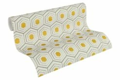 Vlies Tapete Waben Optik Creme Grau AS Creation 35899-3 6 Vlies Tapete Waben Optik Creme Grau AS Creation 35899-3 -Orex Verkäufe Vlies Tapete Waben Optik creme grau AS Creation 3