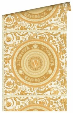 Versace Vliestapete 38705-4 Floral Medusa Weiß Gold 10 Versace Vliestapete 38705-4 Floral Medusa Weiß Gold -Orex Verkäufe Vliestapete 38705 4 Floral Medusa Weiss Gold VERSACE Home Tapete 63213751 1