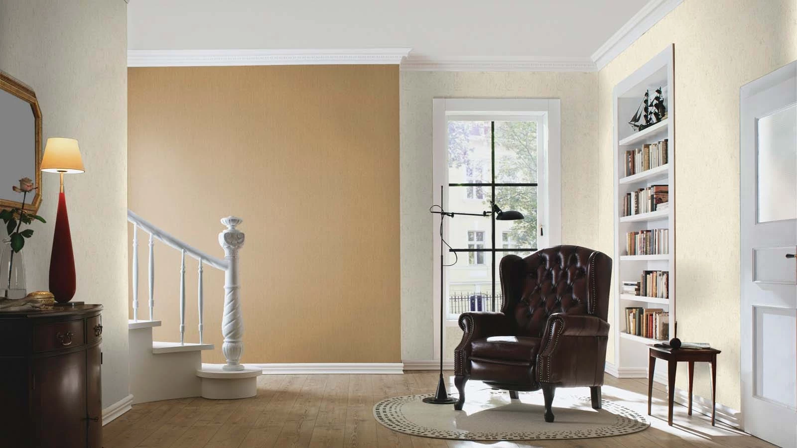 Vliestapete 537703 Rasch Gold Längsstruktur 7 Vliestapete 537703 Rasch Gold Längsstruktur – Bild 5