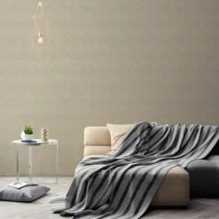 Vliestapete Beige Weiß Metallic Floral Rauten 39091-1